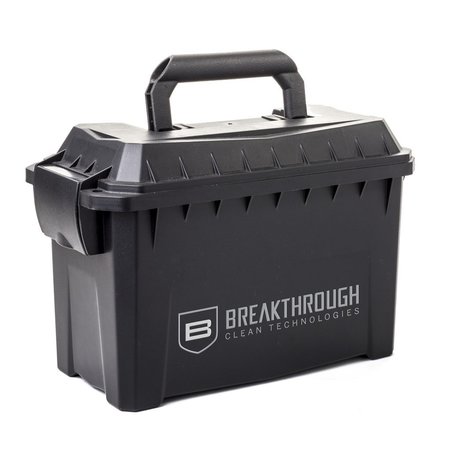 BREAKTHROUGH CLEAN TECHNOLOGIES Ammo Can, 9.75 in. L x 4.75 in. W x 6 in. H, Black BT-AMMO-CAN